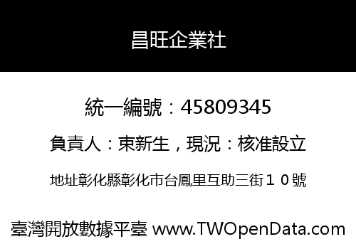 昌旺企業社
