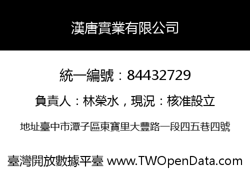 漢唐實業有限公司