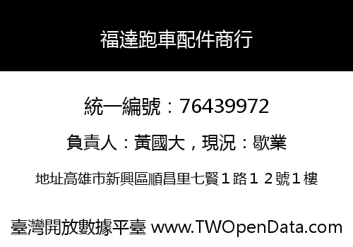 福達跑車配件商行