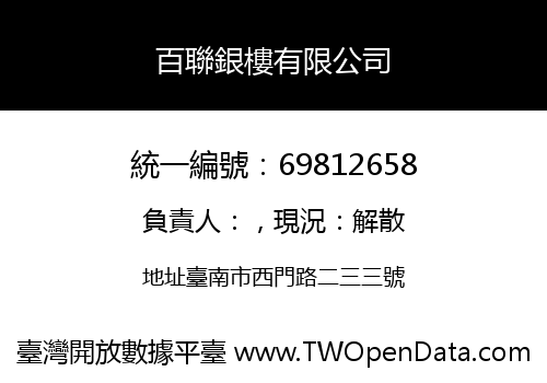 百聯銀樓有限公司