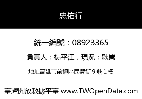 忠佑行