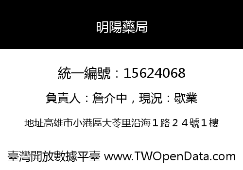 明陽藥局