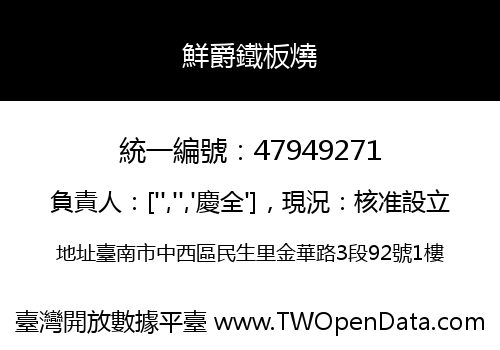 鮮爵鐵板燒