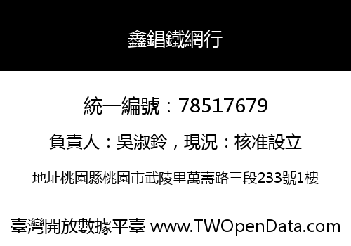 鑫錩鐵網行