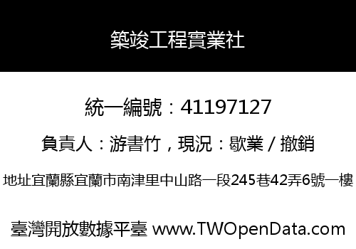 築竣工程實業社