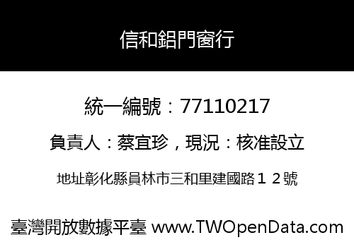信和鋁門窗行