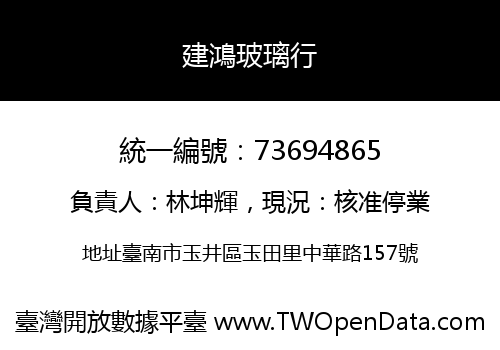 建鴻玻璃行