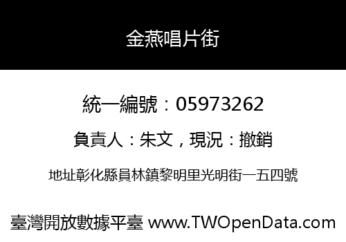 金燕唱片街