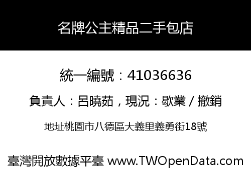 名牌公主精品二手包店