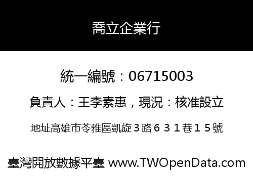 喬立企業行