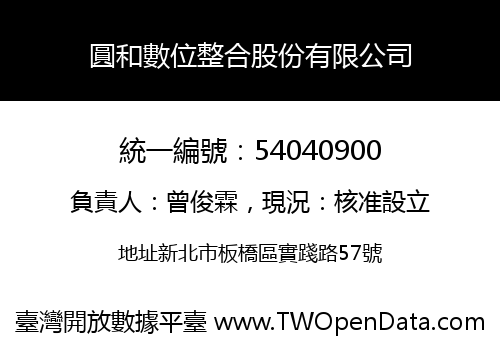 圓和數位整合股份有限公司
