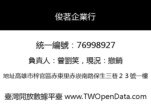 俊茗企業行