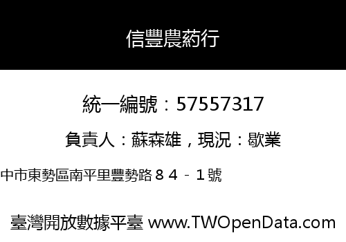 信豐農葯行