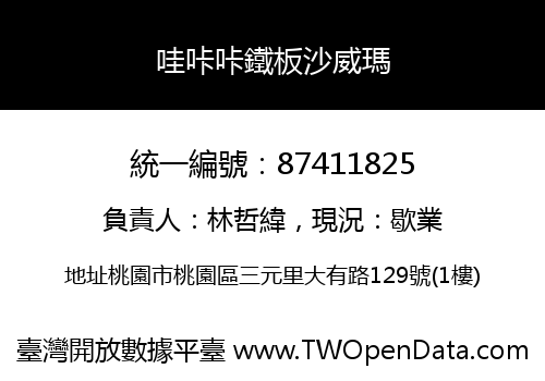 哇咔咔鐵板沙威瑪