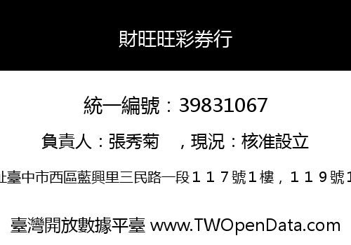 財旺旺彩券行