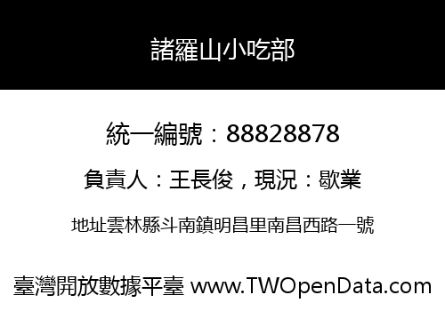 諸羅山小吃部