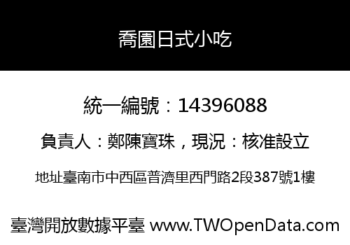 喬園日式小吃