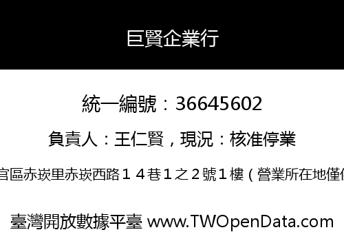 巨賢企業行
