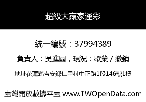 超級大贏家運彩