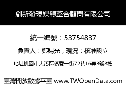 創新發現媒體整合顧問有限公司