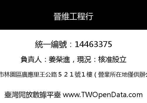 晉維工程行