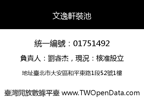 文逸軒裝池