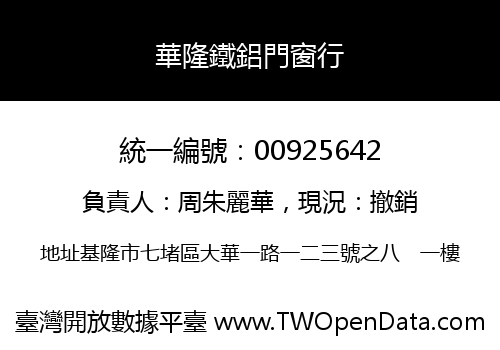 華隆鐵鋁門窗行