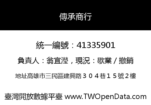 傳承商行