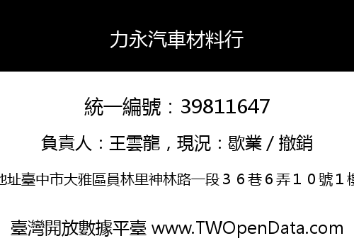 力永汽車材料行