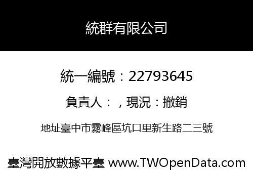 統群有限公司