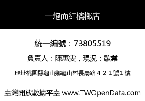一炮而紅檳榔店