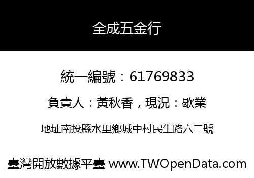 全成五金行