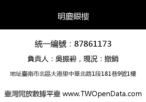 明慶銀樓