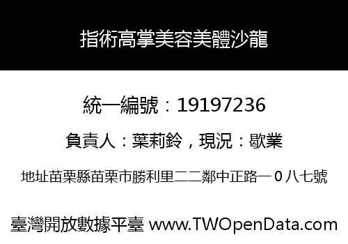 指術高掌美容美體沙龍