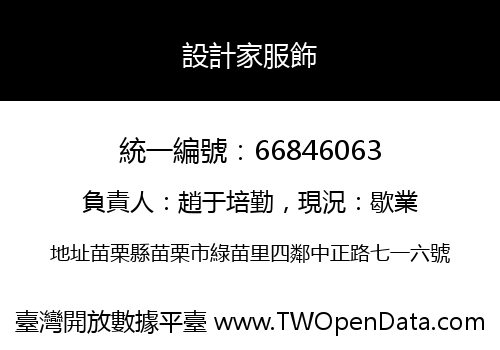 設計家服飾