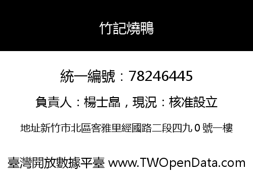 竹記燒鴨