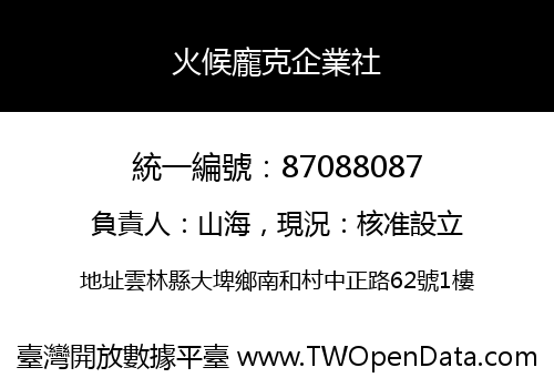 火候龐克企業社