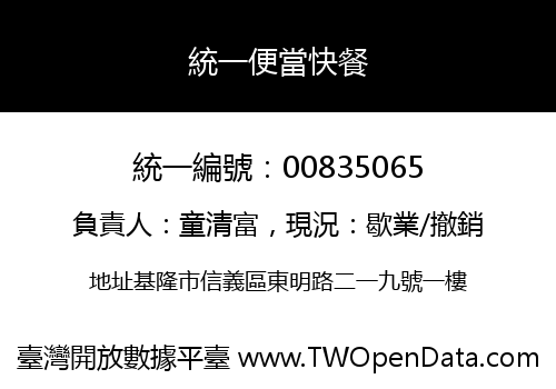 統一便當快餐