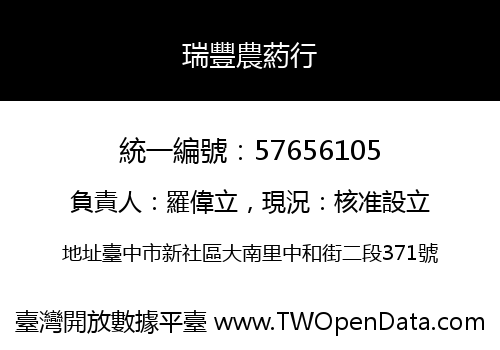 瑞豐農葯行
