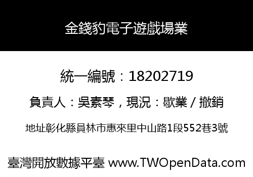 金錢豹電子遊戲場業
