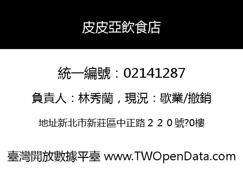 皮皮亞飲食店