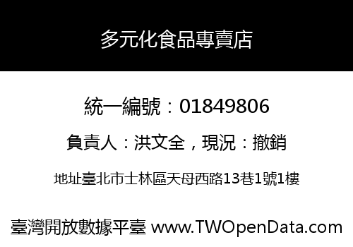 多元化食品專賣店