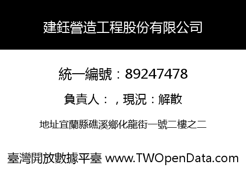 建鈺營造工程股份有限公司