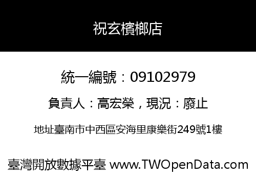 祝玄檳榔店
