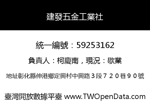 建發五金工業社