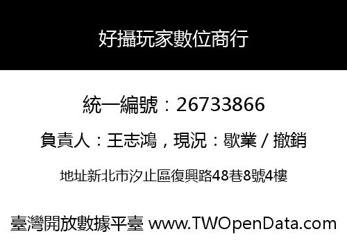 好攝玩家數位商行