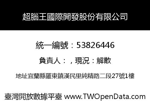 超腦王國際開發股份有限公司