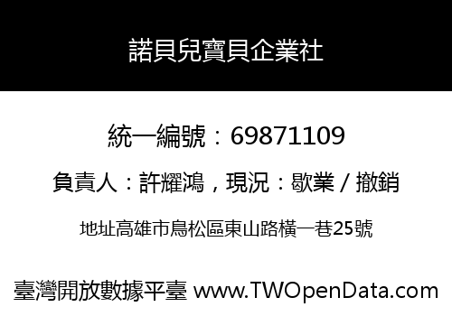 諾貝兒寶貝企業社