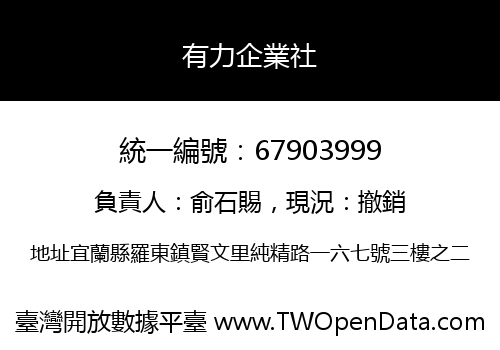 有力企業社