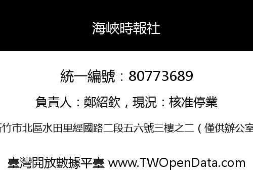 海峽時報社